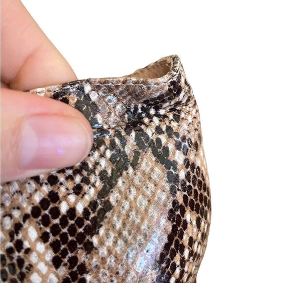 ANTHROPOLOGIE Marion Python Snakeskin Ankle Boots - Picture 8 of 12